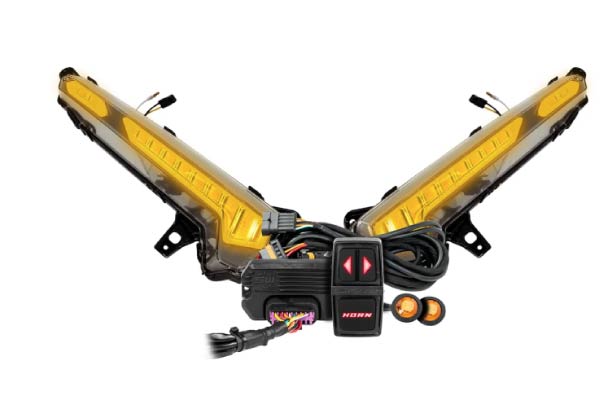  250-SWTSL-HD11 / Turn-Signal Plug-&-Play Kit | 2026 Can-Am Defender HD11 | Front LED Lights w/Taillight Integration